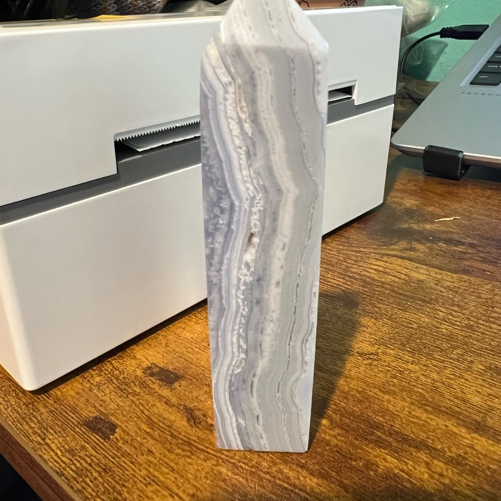 Blue Lace Agate Tower